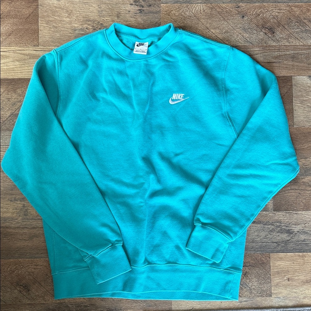 Nike Vibrant Teal Crewneck Sweater